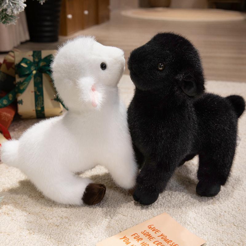 Soft Standing Lamb Plush Toy 20-40cm Cute Farm Animal Stuffed Doll Cuddly Birthday Gift For Kids