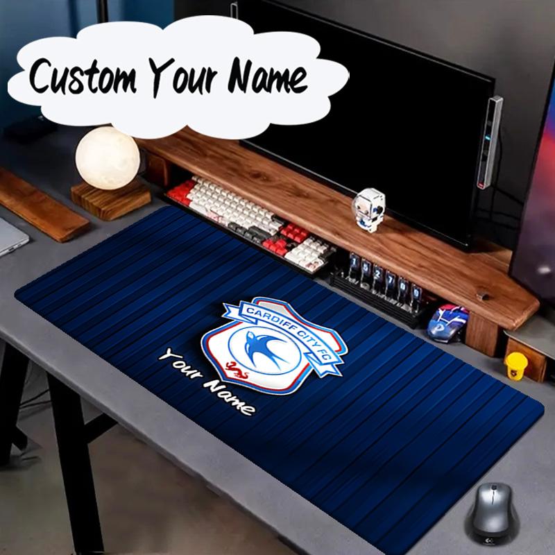 Custom Name Mouse pad Cardiff Fc Crest Mouse pad, Gaming Mouse Pad, keyboard pad, Desk Decor for computer notebook Fan Birthday Gift