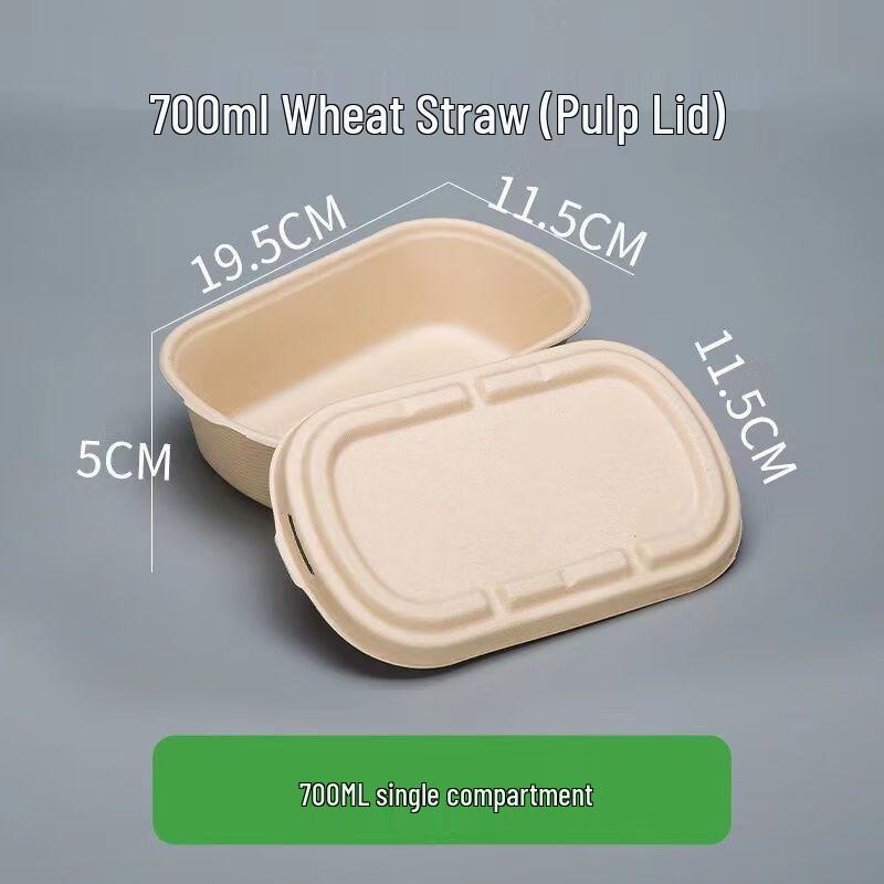 Juxin Disposable Sugarcane Pulp Square Meal Prep Containers