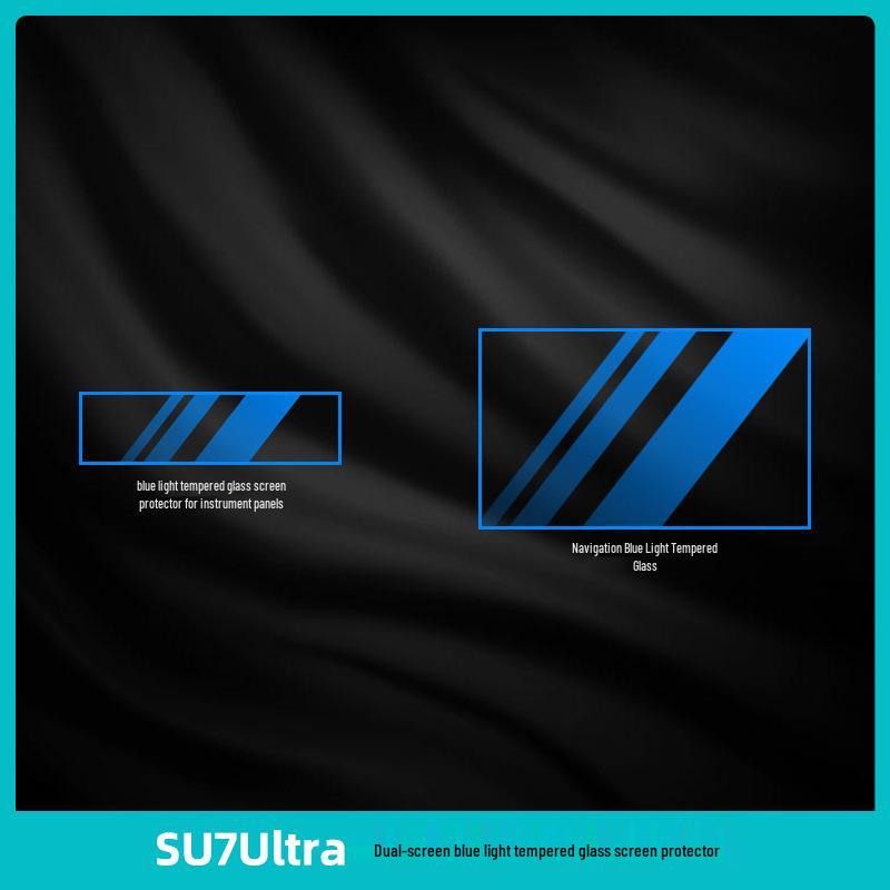 Xiaomi SU7 Ultra Dashboard Screen Protector - Tempered Interior Film for Navigation Control