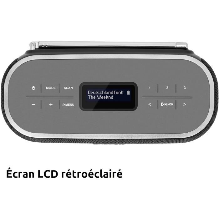 Enceinte bluetooth portable - technisat - viola bt 1 - dab fm - 6w - batterie rechargeable 9h