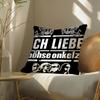 Band B-Bohse O-Onkelz Cushion Cover Soft Short Plush Pillow Cover Smooth Cozy Texture Aesthetic Cushion Case Home Decor