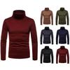 Cotton Thermal Mens Turtle Neck Skivvy Turtleneck Sweaters Stretch Tops Shirt