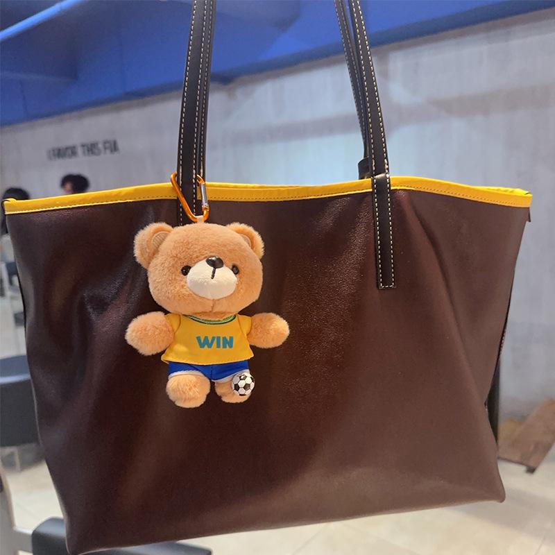 2026 World Cup Baby Bear Plush Keychain, Girls Cute Pendant Birthday Gift, Mini Soft Toy