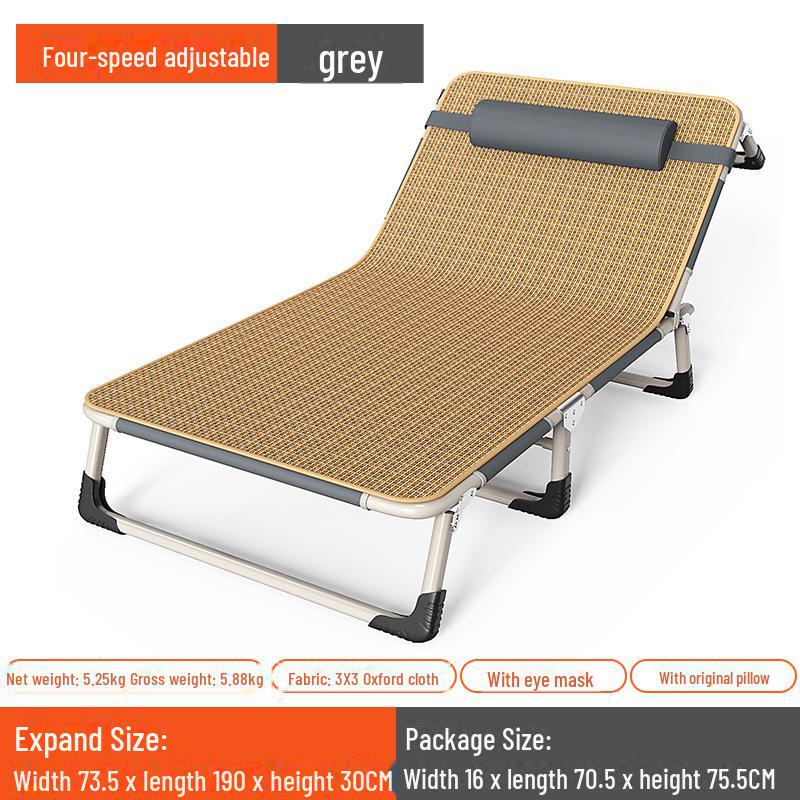Folding Multifunctional Recliner Bed: Perfect for Home, Office, Outdoor Naps, and Camping.