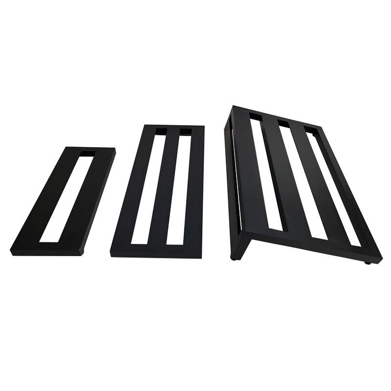 Aluminum Alloy Anti-Slip Portable Guitar Effects Pedalboard