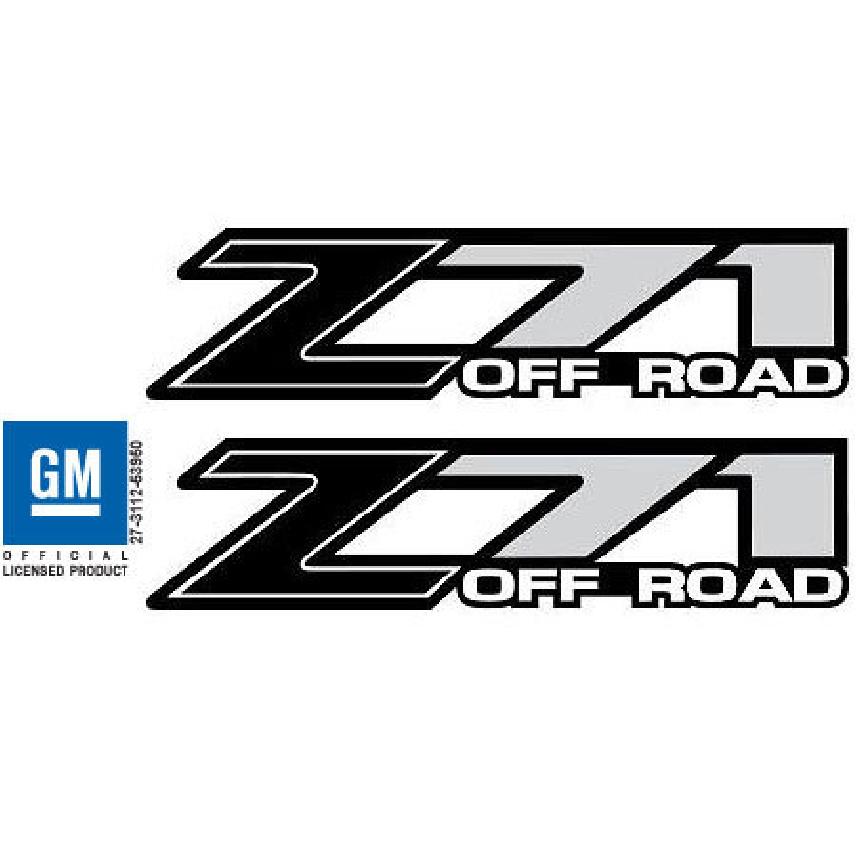 2001 - 2006 Chevy Silverado Z71 Off Road decals stickers - FB - GM set FG9F7