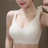 Sexy Bra Women's Wavy Neck Large Size Bra Breathable Fixed Cup One-piece Underwear Push Up Bra