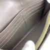 Celine Large Flap Wallet Logo Leather Purse Gurege Leather Women Used