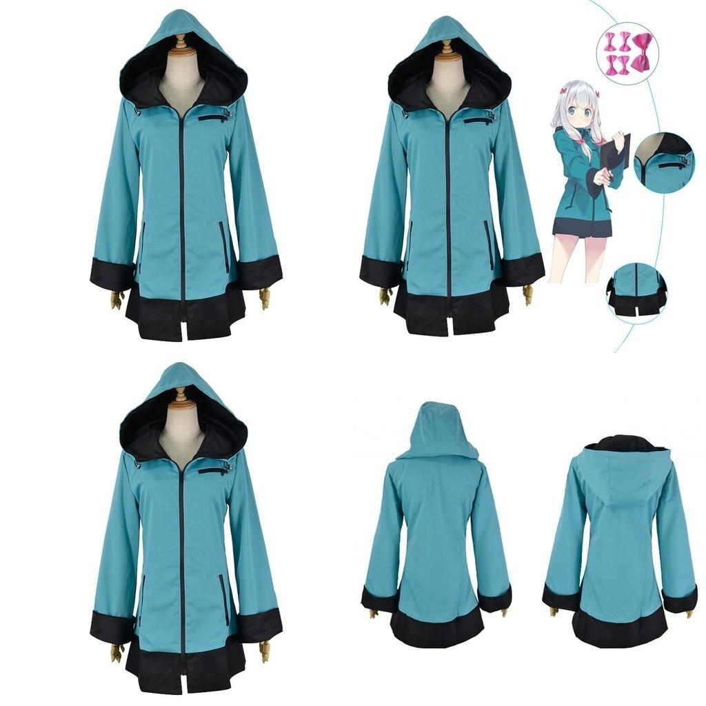 Eromanga Sensei Izumi Sagiri Zipper Costume Cosplay Hoodie Coat For Halloween And Parties
