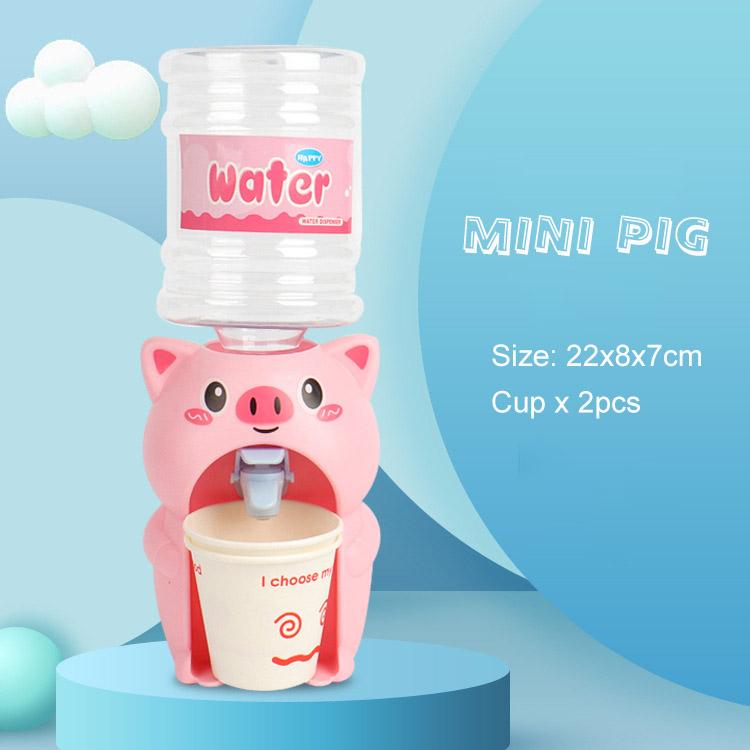 New Mini Water Dispenser Baby Toy Drinking Water Cooler Lifelike Cute Children Cosplsy Props Home Decor Ornament