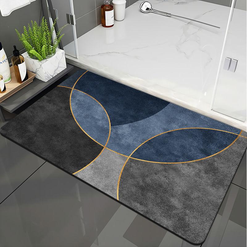 Diatom Mud Bathroom, Bathroom Entrance, Kitchen Floor Mat, Anti Slip, Absorbent, Wear-resistant, Quick Drying Mat