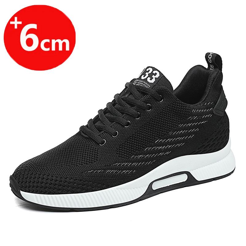 Męskie Buty Podwyższające Buty na Podwyższeniu Męskie Trampki Buty Zwiększające Wzrost Buty Zwiększające Wzrost Mężczyzna Sportowe Modne Buty Wysoki Mężczyzna