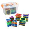 Rui Yue Magnetic Building Blocks, 70 Pieces (35 Squares and 35 Triangles), Magnetic Building Blocks for Kids, 3D Puzzle for Ages 6 and Up, DIY Buildin