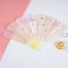 Mini Cartoon Handheld Folding Fan - Cute Student Design with Customizable Logo