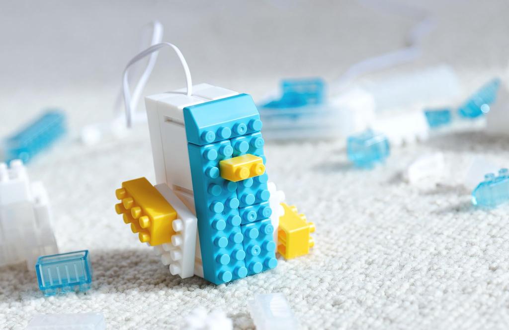 Kawada Diamond Blocks S (YE-EDU015) - Perfect Christmas Gift Easy-to-Move Building Blocks for Imagination, Robots, Animals, and Vehicles by Kurikit