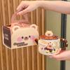 ins high-value cute kapibara kettle boy and girl couple ceramic mug with lid spoon birthday gift