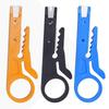 Mini Wire Stripper Crimper Pliers Crimping Tool Cable Stripping Wire Cutter Cable Insulation Stripping Cutter Rotary Punch Down