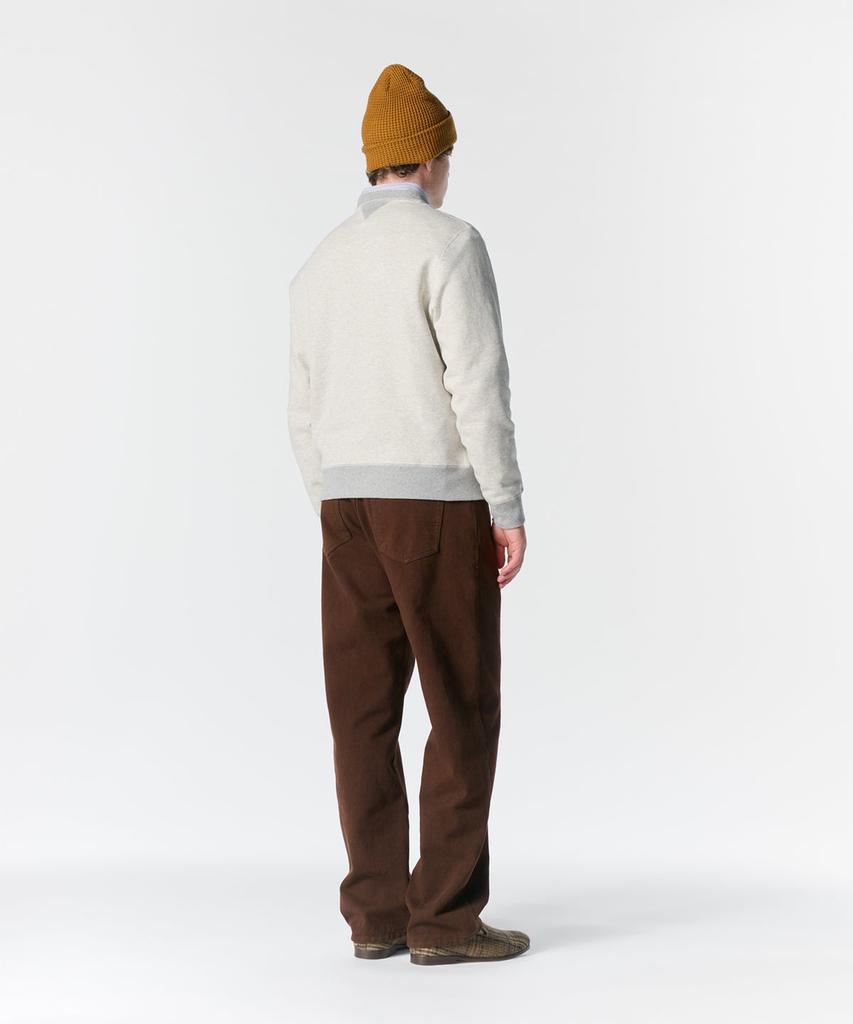 Noa (U) Brushed Pleated Jeans Fudge