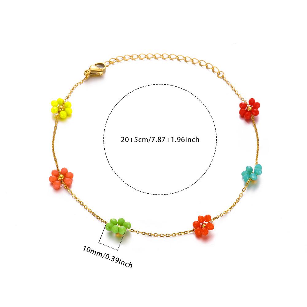 20+5cm Anklets for Women Stainless Steel Shell Starfish Imitation Pearl Leg Bracelets Gold Color Beach Summer Bodychain Jewelry