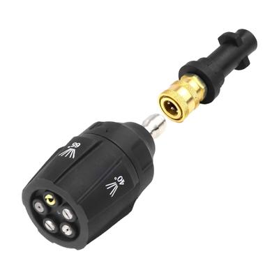 Versatile Rotating Nozzle Head with 1/4 Quick Connect Easy To Use Nozzle Head Set for Homeowners & Gardening Enthusiasts