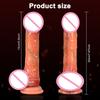 Telescopic Realistic Dildo Vibrator Heating Thrusting Vibrador Adult Sex Toys For Women Men G-Spot