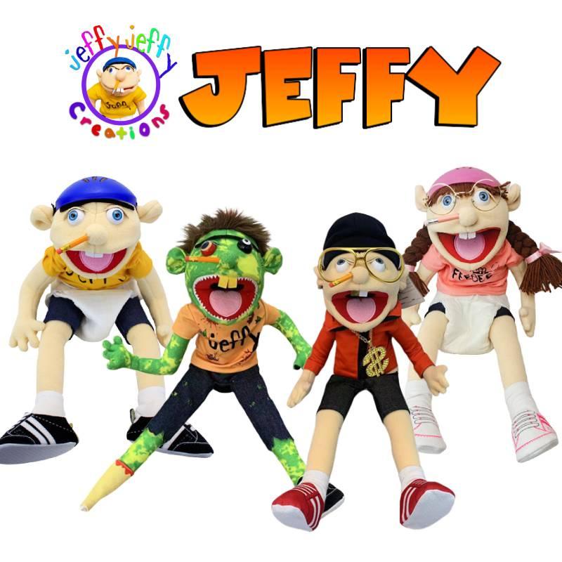 Zombie Rock Funny Jeffy Puppet Parent Child Interaction Plush Doll Early Gift