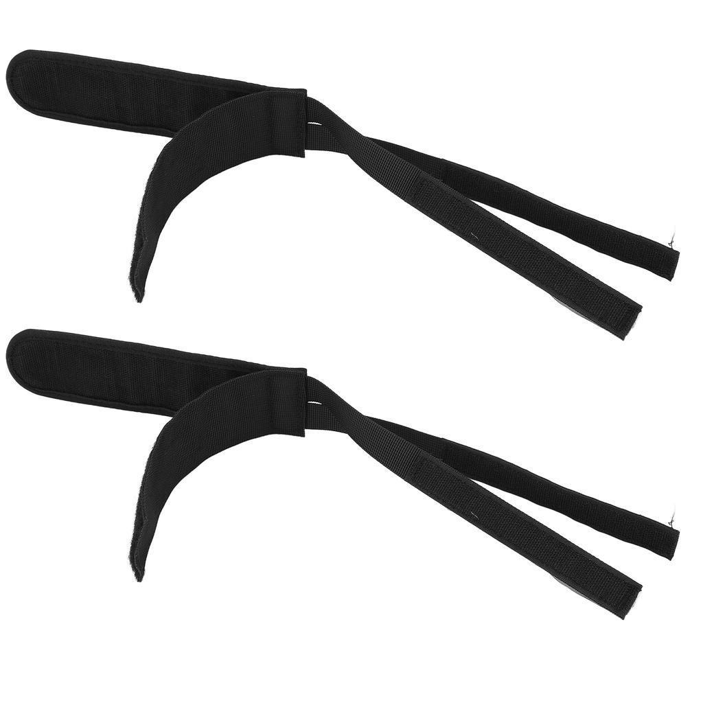 1 Par Tiras de Pedal de Bicicleta Fita Resistente a Rasgos Durável Robusto Ajustável Cinta para Pés de BicicletaPreto