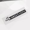 1PCS Car Styling 4MOTION Emblem Sticker Side Fender Badge Decal