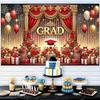 Congrats Grad Graduates Background Celebrate Happy Graduation Banner  Photography Props