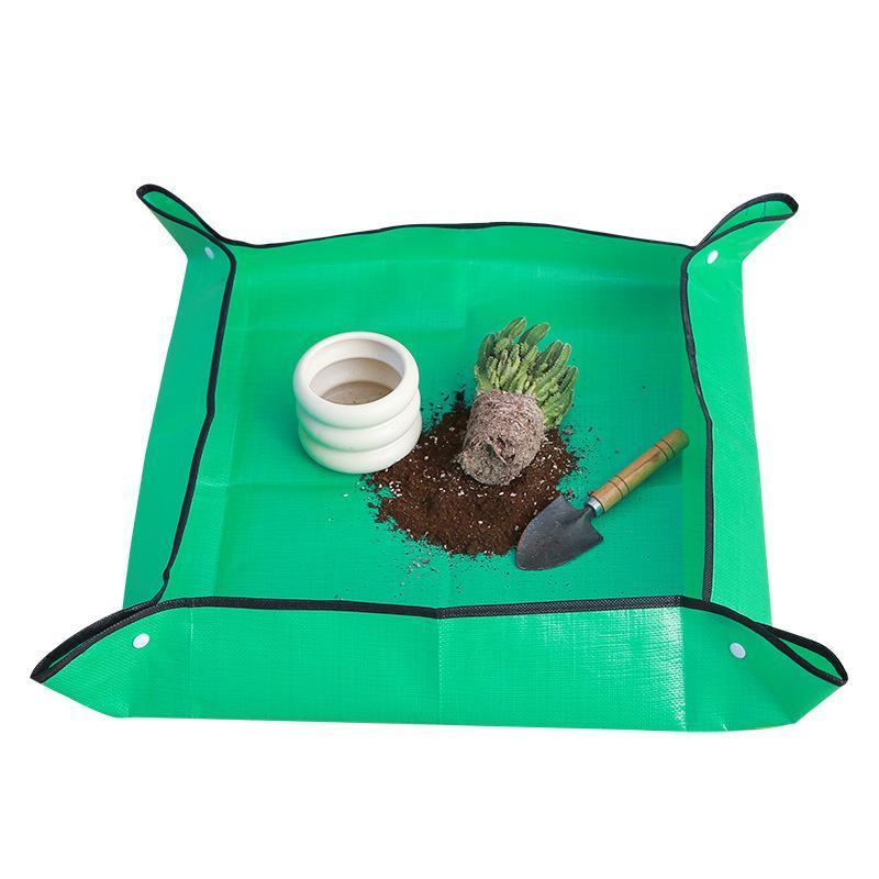 Plant Regeneration Mat Waterproof Transplant Mat Portable Square Foldable And Easy To Clean Succulent Transplant Mat