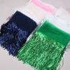 10 Yards DIY Accessories Lace Ribbon 20cm Width Glitter Tassels Decorative Trimmings  Dance Costume