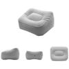 PVC Soft Leg Up Office Inflatable Travel Stool Pillow Cushion Footrest Pad