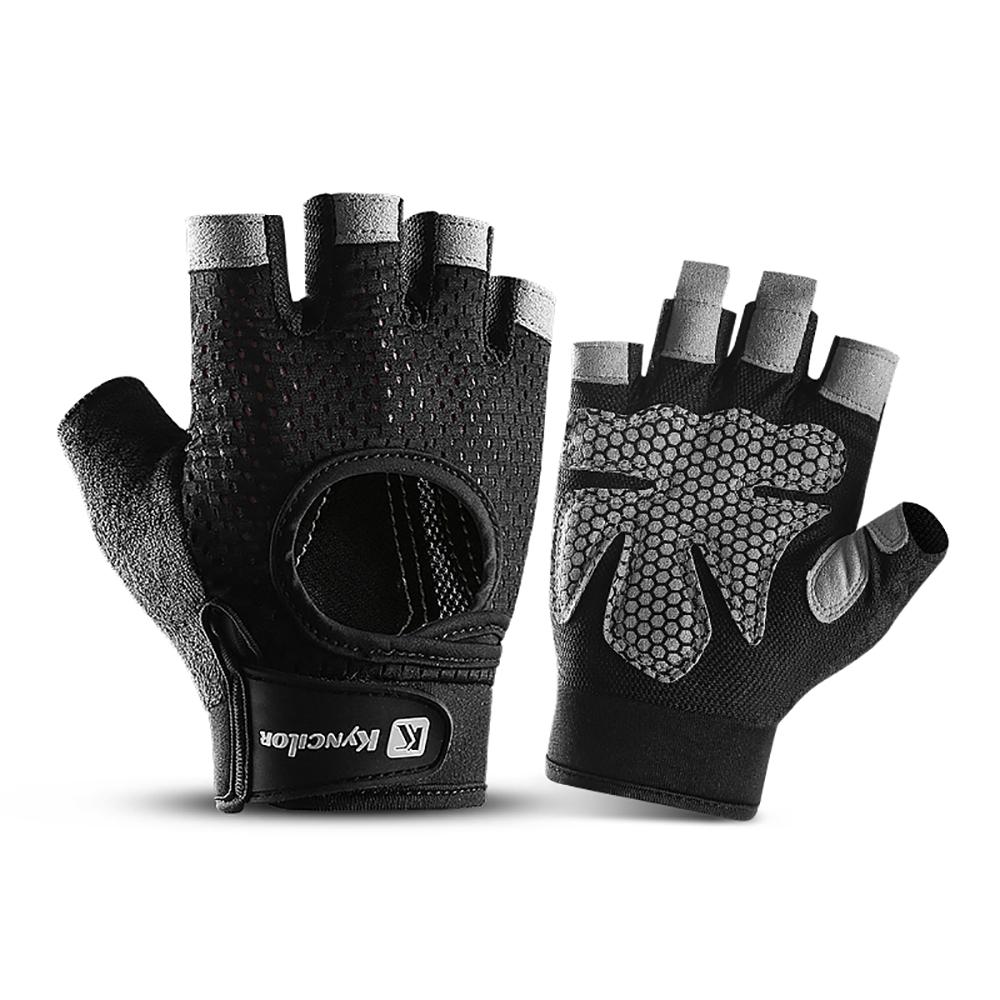 Half Finger Gloves Gym Fitness Anti Slip Gel Pad for Women Men Cycling Workout Fingerless Gloves Bicycle Accessories