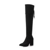 Fashion Fashion Flock Slim Boots Sexy Over The Knee High Women Fashion Winter Thigh High Boots Shoes Woman Fashion Botas Mujer Black