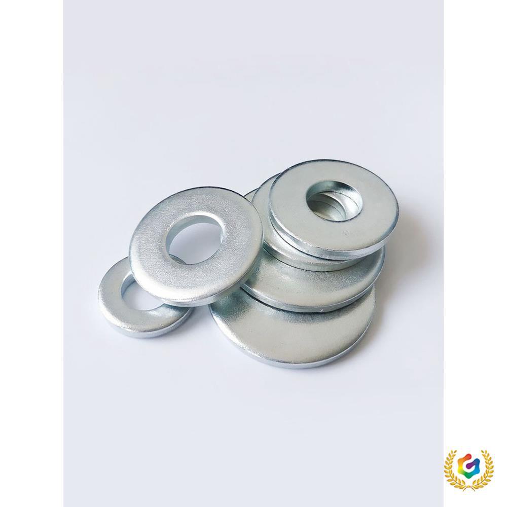 Оцинкованные металлические плоские шайбы - Утолщенные и увеличенные (М4-М10) 18*50*3 (10 pcs)