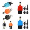 Air Valve Adaptor for SUP Board Inflatable Paddle Rubber Boat Kayak Air Valve Adaptor Tire Compressor Converter with Nozzle