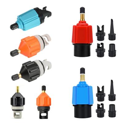 Luftventiladapter für SUP-Board aufblasbares Paddel Schlauchboot Kajak Luftventiladapter Reifenkompressor Konverter mit Düse