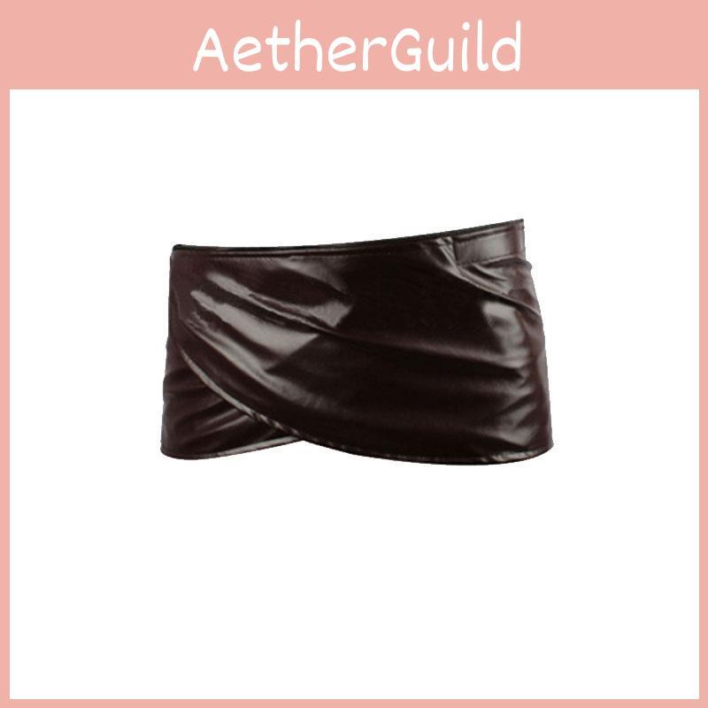 Elegant Attack On Titan Cosplay Skirt Crafted From Durable Pu Leather For Women