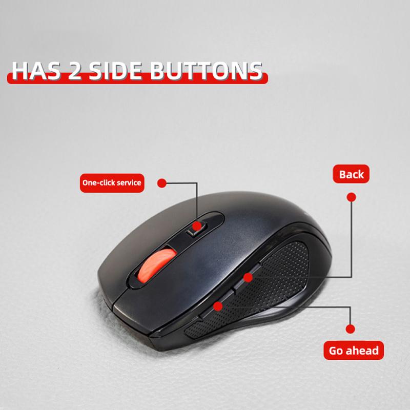 Lenovo M30 Gaming Mouse Wireless Black Keycaps Computer and Office Mute Mouse Gamer Accessories Laptop Computers for Games