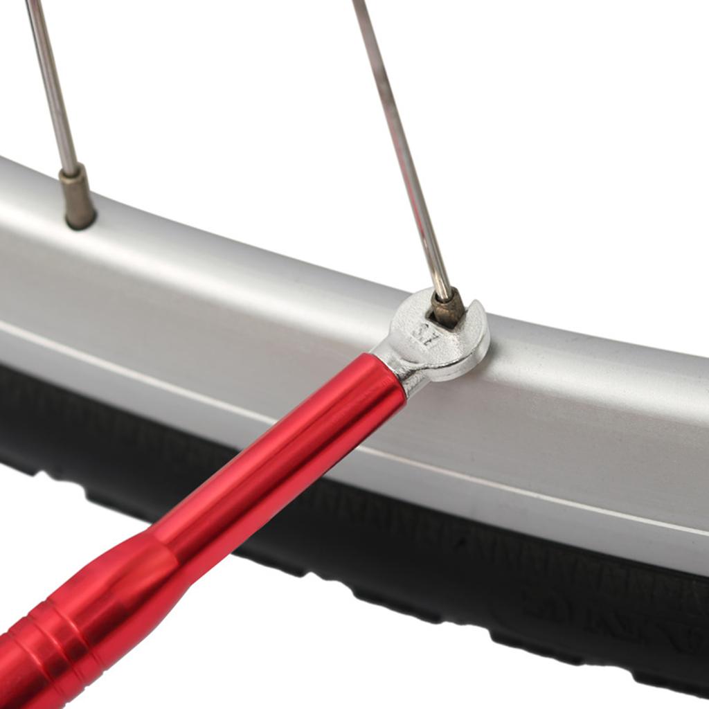 Portable Bicycles Spoke Wrench Adjustment Correction Installation Spoke Tool Bike Rim Correct Tool Bicycles Spoke Tool