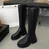 Fashion Winter Platform Women Long Boots 2025 Fashion Elegant Classical Shoes Designer Comfortable New Brand Shoes Snow Knee Boots Mujer