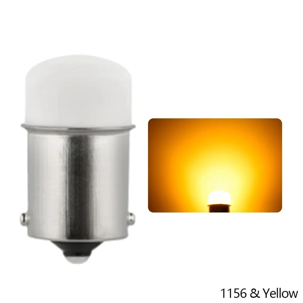 Auto White Red P21W 5W LED Bulb 1156 1157 BA15S BAU15S BAY15D Led Car Signal Lamp R5W R10W DRL Daytime Running Light 12V 1156 ba15s P21W жёлтый