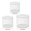 Cylinder Display Riser Round Decorative Supplies Tabletop Decoration Base Transparent Stand Riser Cake Tier for Wedding Birthday