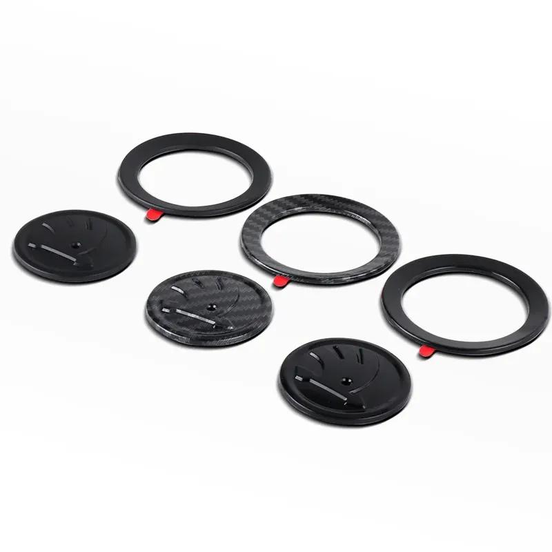 63MM Car Steering Wheel Center  Sticker for Skoda Vision-E 440 Felicia Afriq Kamio Fabia Octavia Kodiak Kamik ABS Accessorie