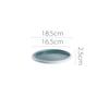 Creative Circular Ceramic Flat Plate Restaurant Service Plate Steak Plate Dessert Plates Sushi Plates Specialty Tableware
