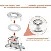 12Pcs Multipurpose Bags Buckles Clasps Heavy Duty Alloy Luggage Hardware Simple Assembly for Bags Making Luggage Repair