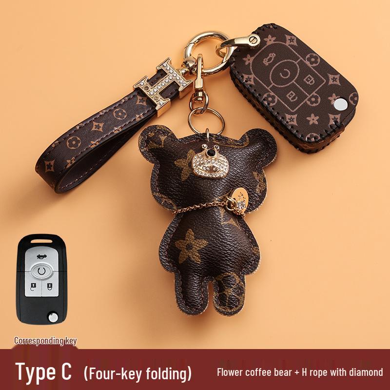 21 Buick Key Cover: New Excelle, Encore, Verano XT, LaCrosse, Regal - Stylish Women's Car Key Case
