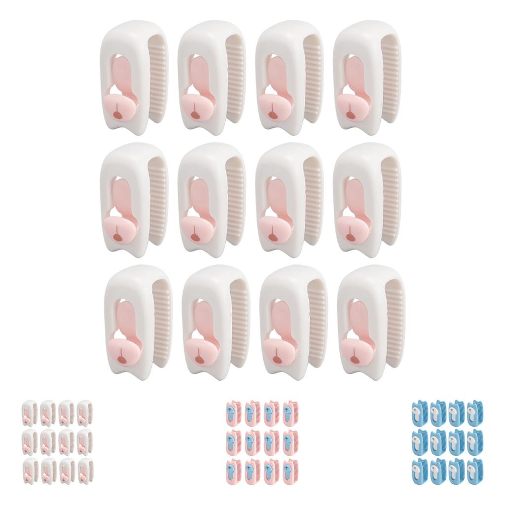 12 Bettdeckenclips verhindern das Verrutschen von Bettdecken, Kunststoffklemmen für Daunendecken, Steppdecken und Bettlaken