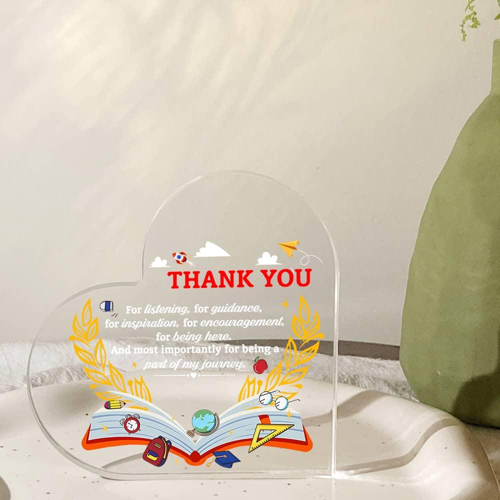 

Инвестиционный реквизит и можно использовать для фотографии Уникальный декор для офисного стола - Подарок Спасибо для нее - Идеально для офиса, спальни чистый